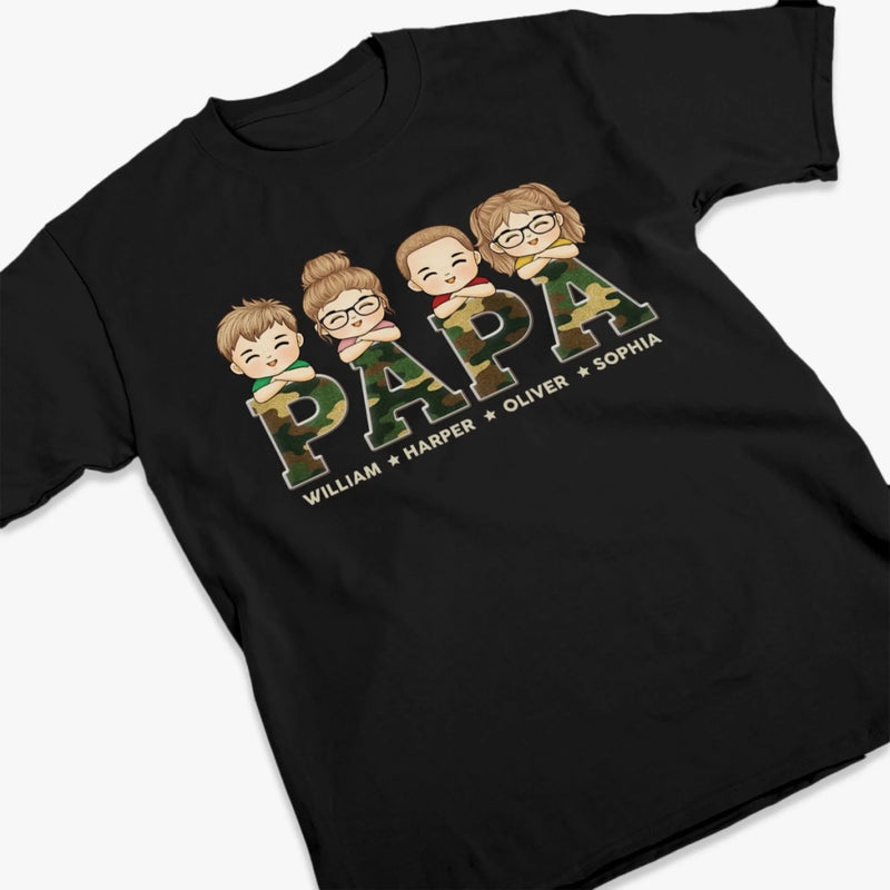 Congrats On Surviving Me So Far - Family Personalized Custom Unisex T-shirt, Premium T-shirt, Hoodie - Father's Day, Gift For Dad, Grandpa