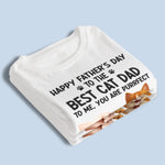 Fist Bumps And Furballs Since Day One - Dog & Cat Personalized Custom Unisex T-shirt, Premium T-shirt, Hoodie - Father's Day,  Gift For Dad, Cat Lovers