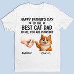 Fist Bumps And Furballs Since Day One - Dog & Cat Personalized Custom Unisex T-shirt, Premium T-shirt, Hoodie - Father's Day,  Gift For Dad, Cat Lovers