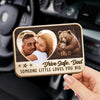 Custom Photo Someone Little Loves You Big	- Family Personalized Custom Car Visor Clip - Father's Day, Gift For Dad, Grandpa