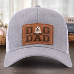 Fur Life, Dad Life - Dog Personalized Custom Leather Patch Hat - Father's Day, Gift For Pet Owners, Pet Lovers