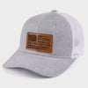 Raised By Paws, Loved By All - Dog Personalized Custom Leather Patch Hat - Father's Day, Gift For Pet Owners, Pet Lovers