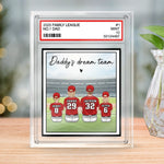 Best Team Ever - Family Personalized Custom Rectangle Shaped Acrylic Plaque - Father's Day, Gift For Dad, Sons, Daughters - Sport Lovers, Sport Players