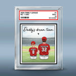 Best Team Ever - Family Personalized Custom Rectangle Shaped Acrylic Plaque - Father's Day, Gift For Dad, Sons, Daughters - Sport Lovers, Sport Players