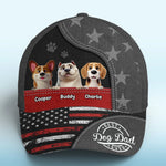 My Kids Bark, And I’m Proud - Dog Personalized Custom Hat, All Over Print Classic Cap - Father's Day, Gift For Pet Owners, Pet Lovers