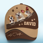 Paws Down, Best Dad Ever - Dog Personalized Custom Hat, All Over Print Classic Cap - Father's Day, Gift For Pet Owners, Pet Lovers