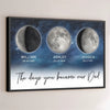 The Days You Became Our Dad - Family Personalized Custom Horizontal Poster - Father's Day, Gift For Dad, Grandpa
