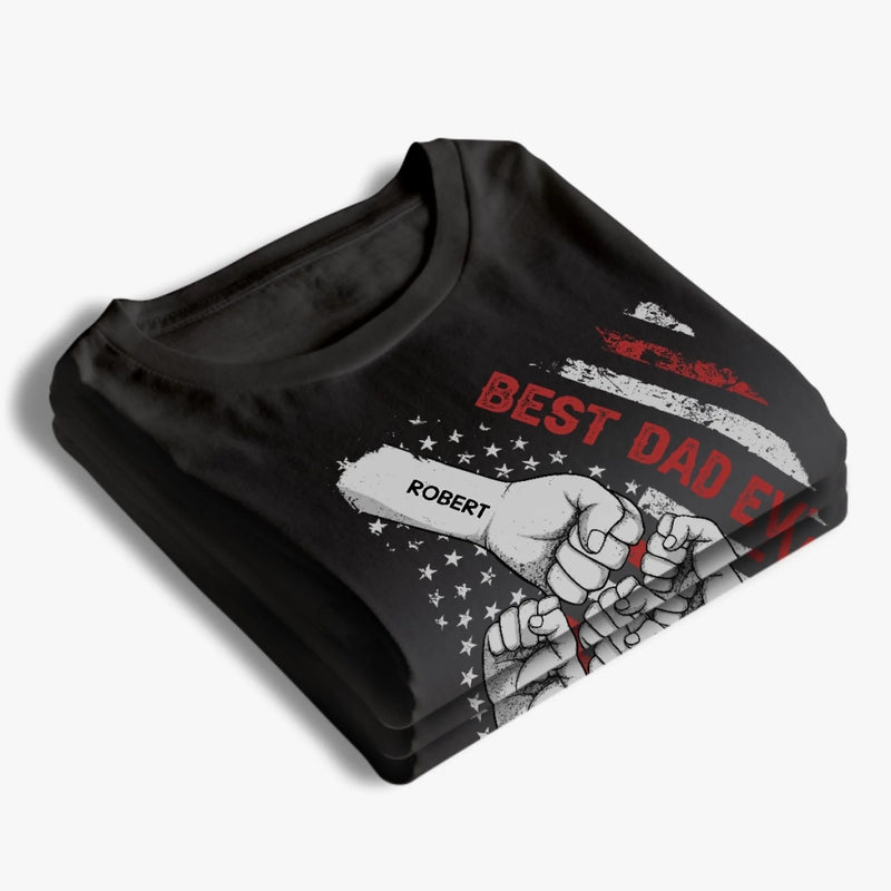 Built On Love And Fist Bumps - Family Personalized Custom Unisex T-shirt, Premium T-shirt, Hoodie - Father's Day, Gift For Dad, Grandpa