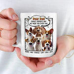 Wagging Tails Say, We Woof You - Dog Personalized Custom Mug - Father's Day, Gift For Dad, Dog Lovers