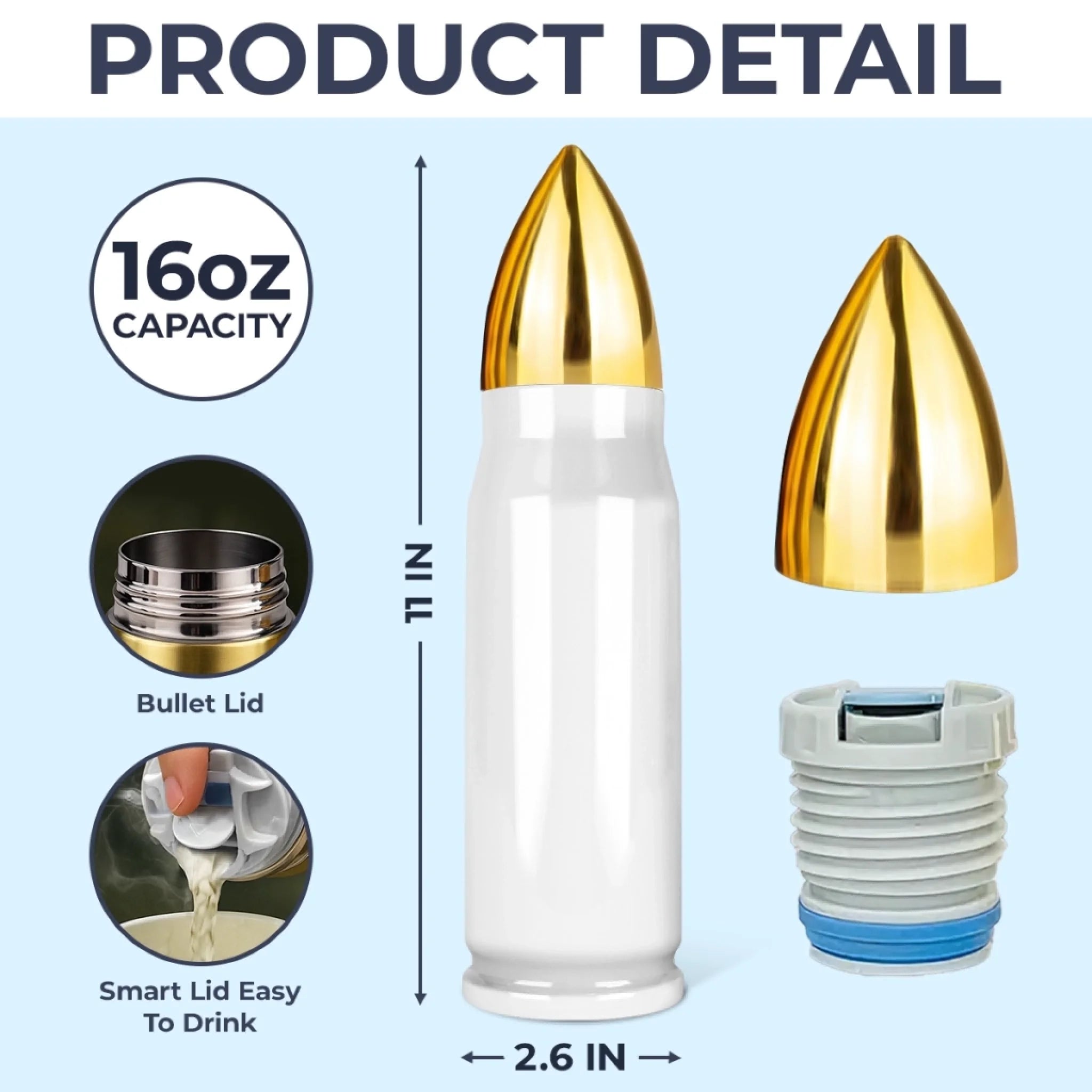 Family Personalized Custom Bullet Tumbler