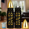 Target Locked On Love - Family Personalized Custom Bullet Tumbler - Father's Day, Gift For Dad, Grandpa