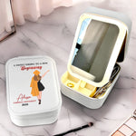 Worth The Hassle - Family Personalized Custom Jewelry Box LED Makeup - Graduation Gift For Daughter, Sister, Friend