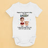 Happy First Father’s Day As My Daddy - Family Personalized Custom Baby Onesie - Father's Day, Baby Shower Gift, Gift For First Dad, Baby Kids, Newborn Baby