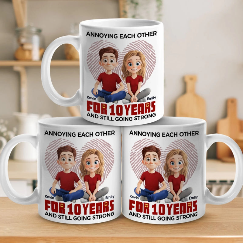 Annoying You Is My Love Language - Couple Personalized Custom Mug - Gift For Husband Wife, Anniversary