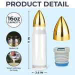 Fist Bumps Forever Squad - Family Personalized Custom Bullet Tumbler - Father's Day, Gift For Dad, Grandpa