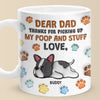 You Clean, I Reign - Dog Personalized Custom 3D Inflated Effect Printed Mug - Father's Day,  Gift For Dad, Pet Owners, Pet Lovers