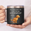 I Poop, You Scoop, Best Teamwork - Dog Personalized Custom 14oz Stainless Steel Tumbler With Handle - Father's Day, Gift For Pet Owners, Pet Lovers