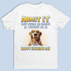 They Call It Waste, I Call It Bonding Time - Dog Personalized Custom Unisex T-shirt, Premium T-shirt, Hoodie - Father's Day, Gift For Dad, Pet Owners, Pet Lovers