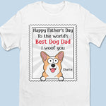 Best Dog, Best Dad Duo - Dog Personalized Custom Unisex T-shirt, Premium T-shirt, Hoodie - Father's Day, Gift For Dad, Dog Lovers