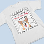 Best Dog, Best Dad Duo - Dog Personalized Custom Unisex T-shirt, Premium T-shirt, Hoodie - Father's Day, Gift For Dad, Dog Lovers