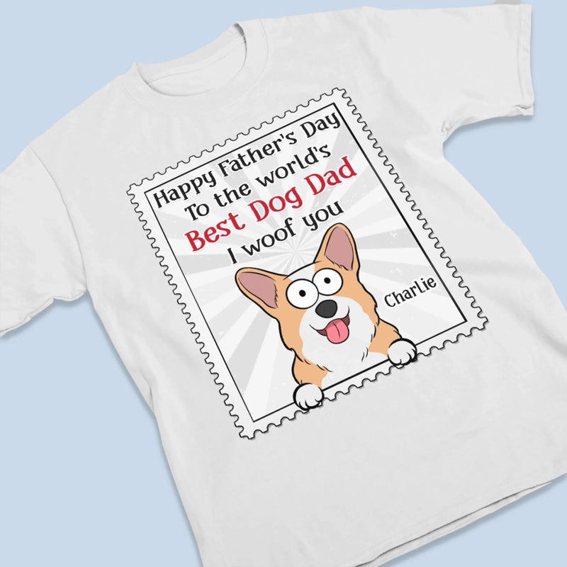 Best Dog, Best Dad Duo - Dog Personalized Custom Unisex T-shirt, Premium T-shirt, Hoodie - Father's Day, Gift For Dad, Pet Owners, Pet Lovers