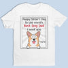 Best Dog, Best Dad Duo - Dog Personalized Custom Unisex T-shirt, Premium T-shirt, Hoodie - Father's Day, Gift For Dad, Pet Owners, Pet Lovers