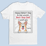 Best Dog, Best Dad Duo - Dog Personalized Custom Unisex T-shirt, Premium T-shirt, Hoodie - Father's Day, Gift For Dad, Dog Lovers