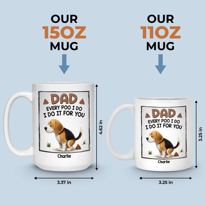 Keeping You Active, One Walk At A Time - Dog Personalized Custom Mug - Father's Day, Gift For Pet Owners, Pet Lovers