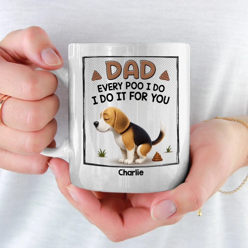 Keeping You Active, One Walk At A Time - Dog Personalized Custom Mug - Father's Day, Gift For Pet Owners, Pet Lovers