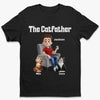The Catfather - Cat Personalized Custom Unisex T-shirt, Premium T-shirt, Hoodie - Father's Day,  Gift For Dad, Pet Owners, Pet Lovers