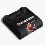 The Catfather - Cat Personalized Custom Unisex T-shirt, Premium T-shirt, Hoodie - Father's Day,  Gift For Dad, Pet Owners, Pet Lovers
