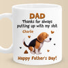 My poop, Your Proud Moment - Dog Personalized Custom Mug - Father's Day, Gift For Pet Owners, Pet Lovers