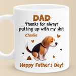 My poop, Your Proud Moment - Dog Personalized Custom Mug - Father's Day, Gift For Dad, Dog Lovers