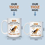My poop, Your Proud Moment - Dog Personalized Custom Mug - Father's Day, Gift For Dad, Dog Lovers