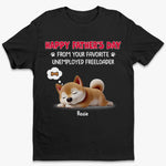 We Sniff, We Bond - Dog Personalized Custom Unisex T-shirt, Premium T-shirt, Hoodie - Father's Day, Gift For Dad, Dog Lovers