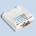 Dad, You're My Favorite Walk Buddy - Dog Personalized Custom Unisex T-shirt, Premium T-shirt, Hoodie - Father's Day, Gift For Dad, Dog Lovers