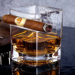 You Hold My Heart - Couple Personalized Custom Whiskey Glass With Cigarette Holder - Gift For Husband, Wife, Couple