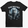 Wolf Pack Forever - T-shirt unisexe personnalisé pour la famille, t-shirt premium, sweat à capuche - Fête des pères, cadeau pour papa, grand-père