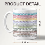 Lines Of Life - Friend Hidden Message Mug - Gift For Best Friends, Sisters, Family Members, Coworkers