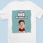 The Reason Papa Smiles - Family Personalized Custom Unisex T-shirt, Premium T-shirt, Hoodie -  Father's Day, Gift For Dad, Grandpa