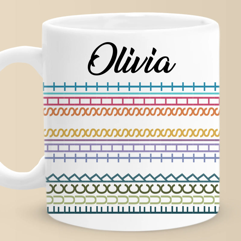 Patchwork Of Passion - Friend Personalized Custom Hidden Message Mug - Gift For Best Friends, Sisters, Family Members, Coworkers