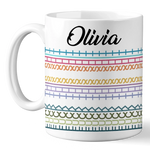 Patchwork Of Passion - Friend Personalized Custom Hidden Message Mug - Gift For Best Friends, Sisters, Family Members, Coworkers