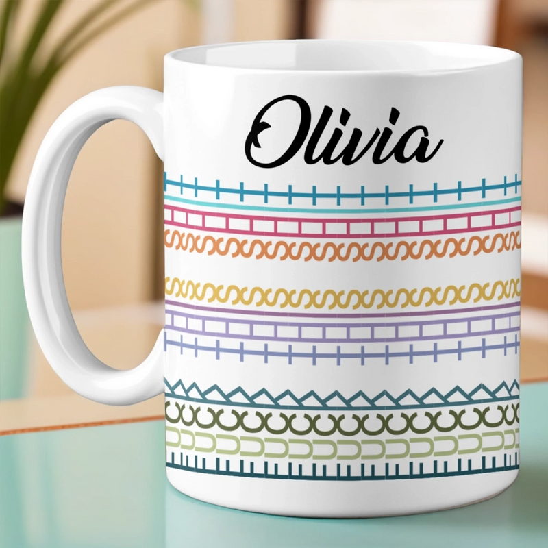 Patchwork Of Passion - Friend Personalized Custom Hidden Message Mug - Gift For Best Friends, Sisters, Family Members, Coworkers