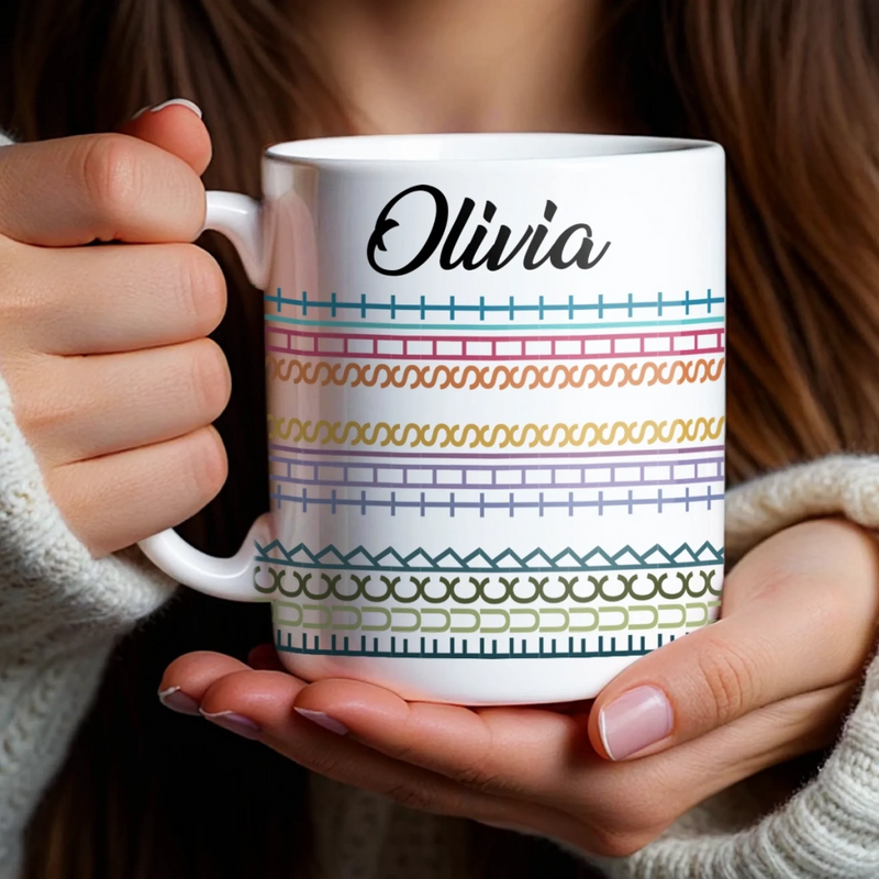 Patchwork Of Passion - Friend Personalized Custom Hidden Message Mug - Gift For Best Friends, Sisters, Family Members, Coworkers