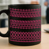 Every Line Has A Rhythm - Friend Black Mug - Gift For Best Friends, Sisters, Family Members, Coworkers