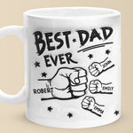 My Team, My Pride, My Kids - Family Personalized Custom 3D Inflated Effect Printed Mug - Father's Day, Gift For Dad, Grandpa