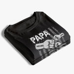 Built With Love And Fist Bumps - Family Personalized Custom Unisex T-shirt, Premium T-shirt, Hoodie - Father's Day, Gift For Dad, Grandpa