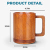 You're Lucky To Have Me In Your Life - Couple Personalized Custom Wooden Mug - Gift For Husband Wife, Anniversary