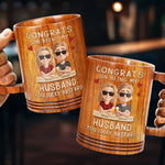Custom Name Funny Husband Gifts - Personalized Wooden Mug
