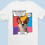 Dog Dad Of The Year - Dog Personalized Custom Unisex T-shirt, Premium T-shirt, Hoodie - Father's Day,  Gift For Dad, Dog Lovers